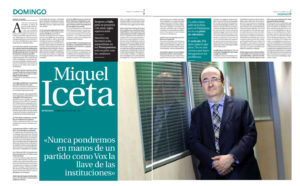 Miquel Iceta, entrevista